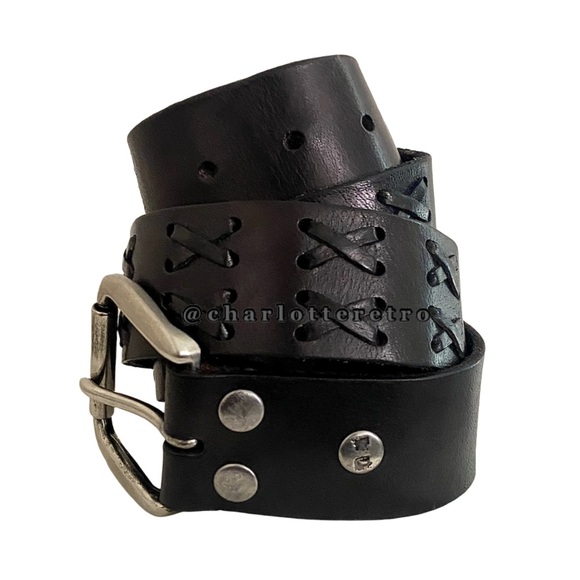 Bed StüGrantland • Whipstitch Leather Belt